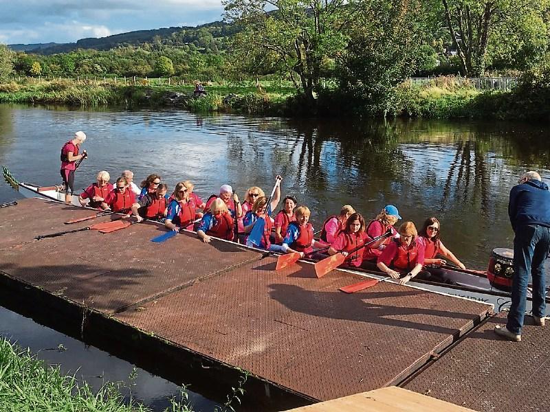 Clonmel cancer survivors take to the water in new Dragon Boat 'Constance'