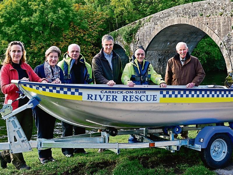 Carrick-on-Suir River Rescue is presented with new boat