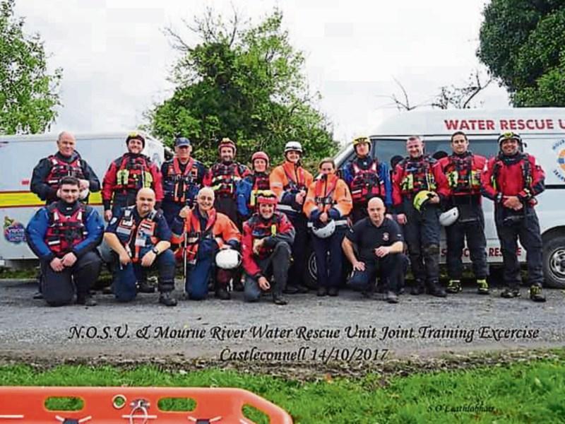 Nenagh Search and Rescue unit in hands across the border training exercise