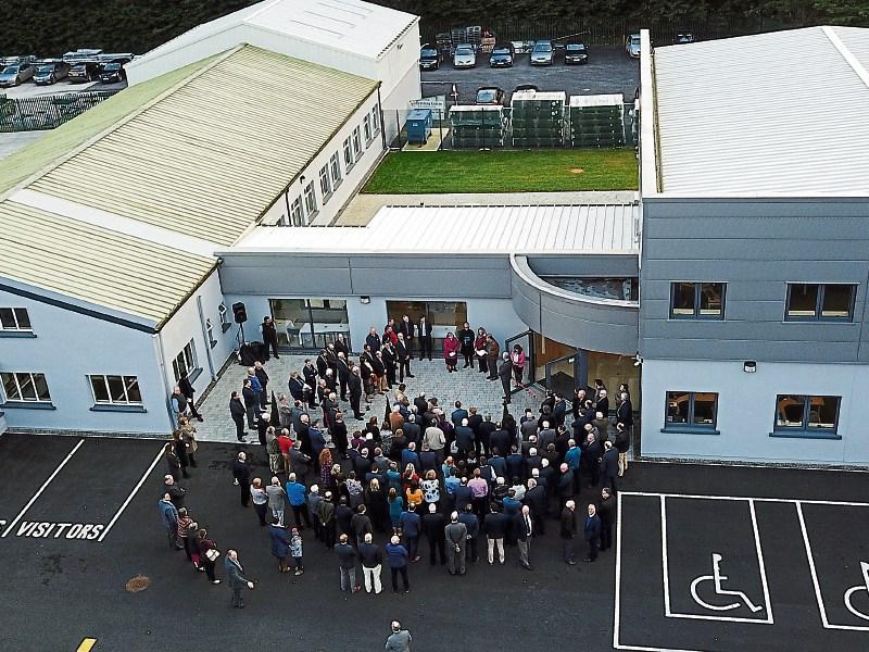 An aerial view of the official opening