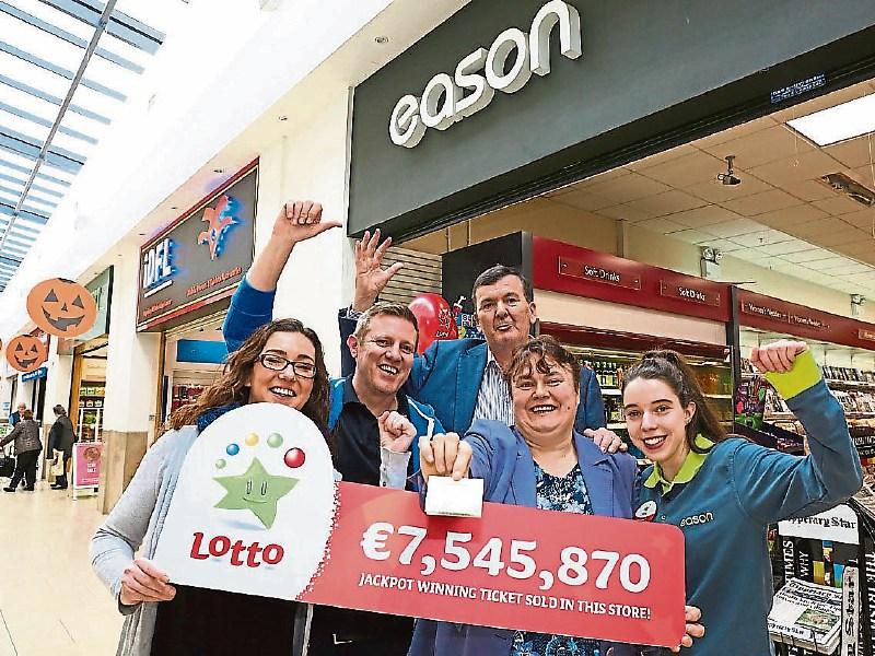 Tipperary winners of €7.5m lotto collect cheque - but haven't told their families yet!