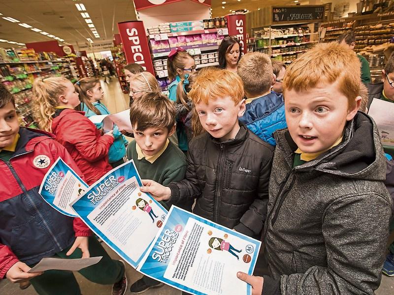Tipperary pupils learn about healthy food on Clonmel supermarket safari