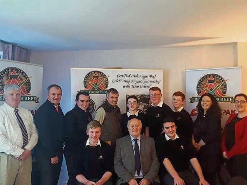 Coláiste Phobal Ros Cré advance to finals of Irish Angus Beef School Competition 