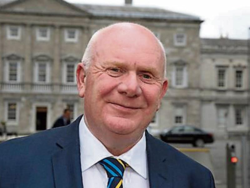 Tipperary TD Jackie Cahill welcomes  works at Borrisoleigh school