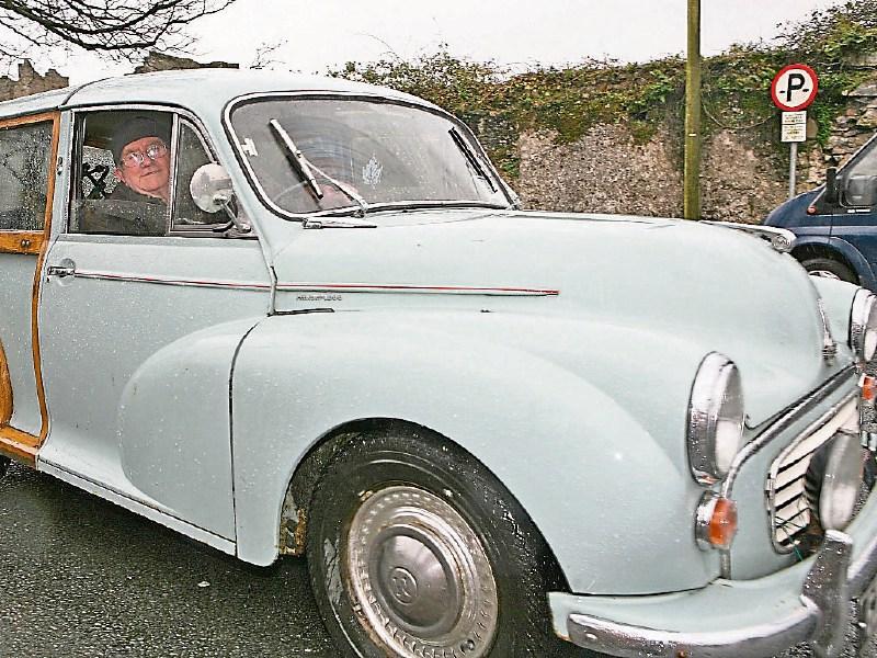 Classic car driver Mike Robinson from Cahir taking park in a previous vintage car rally in aid of Camphill Carrick-on-Suir