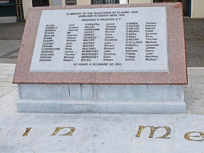 Clonmel 1916 Rising Volunteers will be remembered at ceremony on Easter Monday