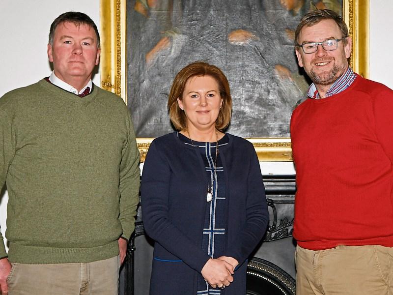 The traders delegation: John Hogan, Anne Marie Power and Martin Gannon. 