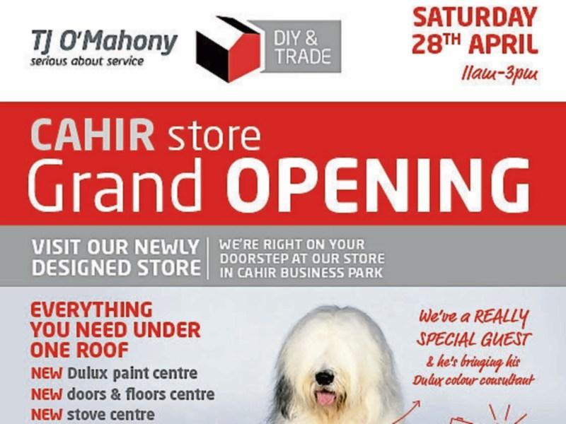 Grand opening at Cahir business TJ O'Mahony's