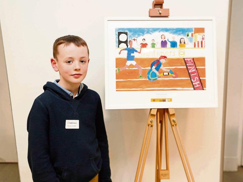 Congratulations to Benjamin Franklin from Tipperary town honoured at Sightsavers Junior Painter Awards
