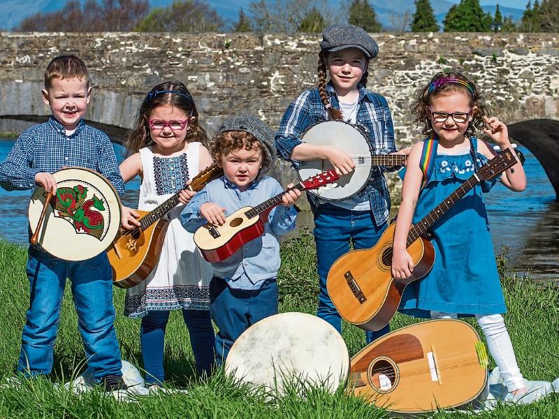 Tommy Dignam, Cara Lery, Cian Clery, Ciara Drohan and Sadhbh Clery looking forward to the Clancy Festival.