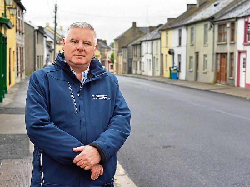 Tipperary Town Cllr Denis Leahy on Davitt Street