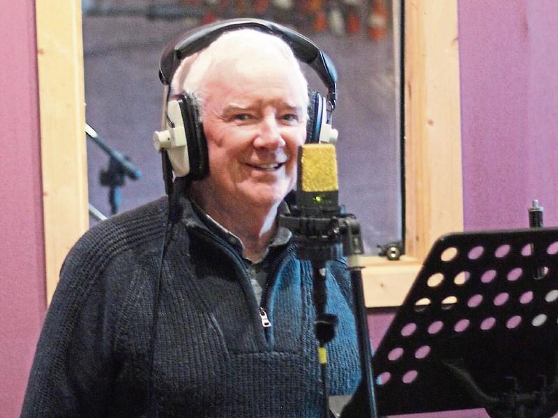 Carrick-on-Suir singer Liam Dwyer pictured while he was recording "The Calling".