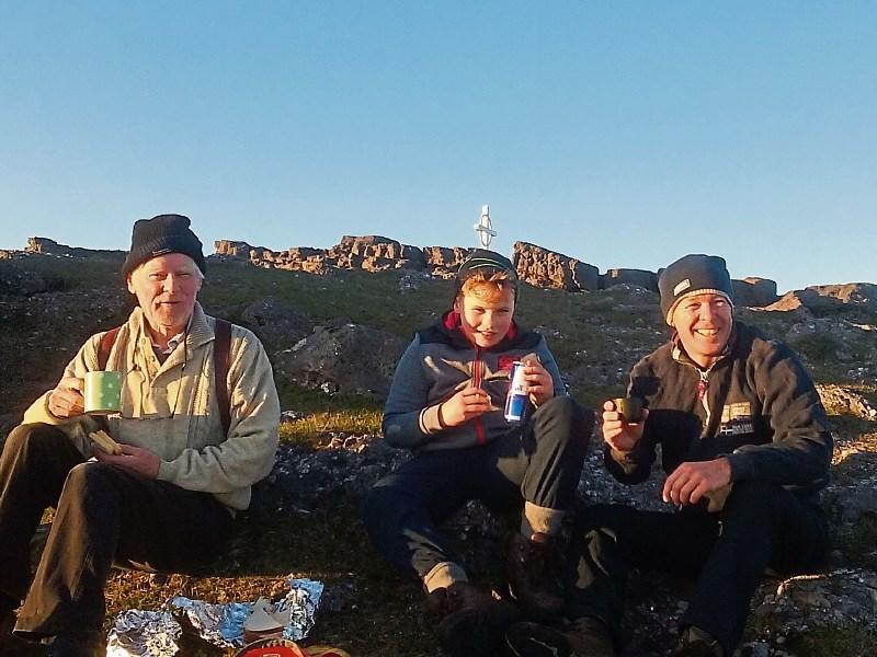 Three generations of Tipperary family mark summer solstice at summit of Galtymore