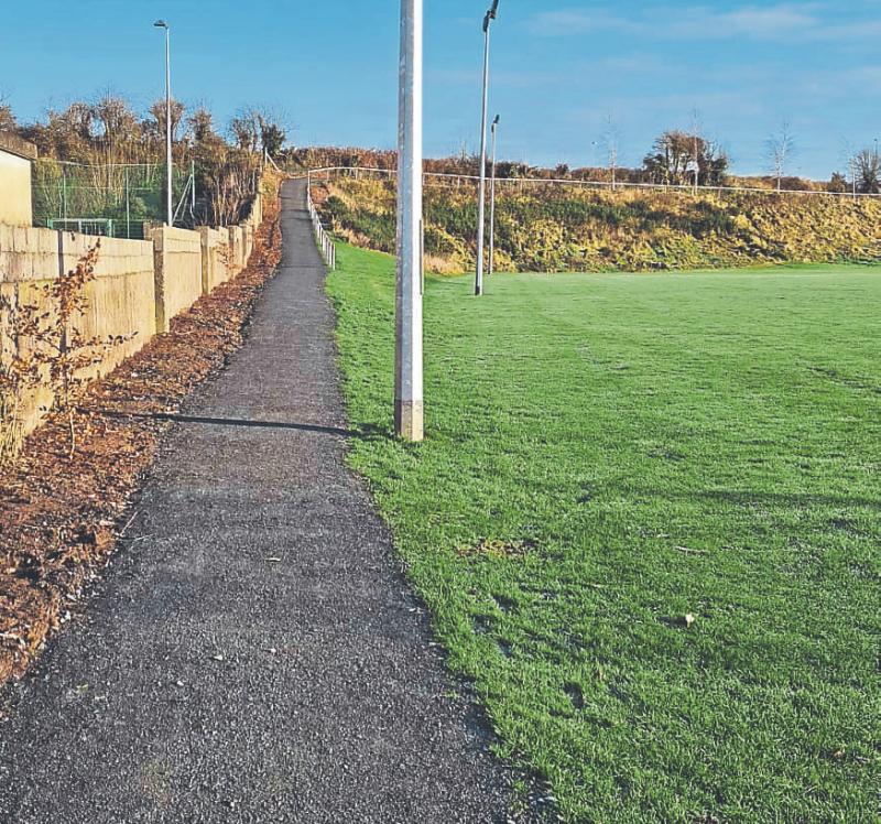 Opening Today in south Tipperary village! New astro turf facility and walkway