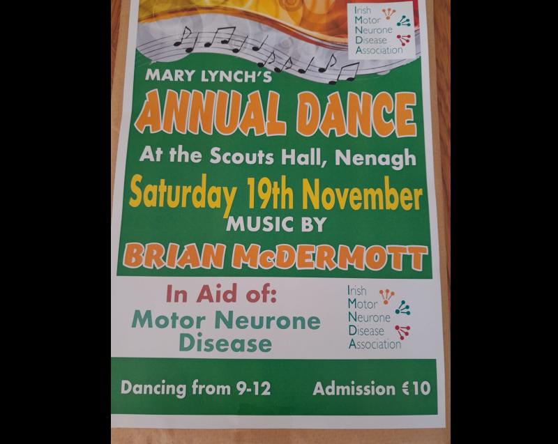 A night  not to be missed as Mary Lynch’s Annual Dance to be held next weekend in Nenagh