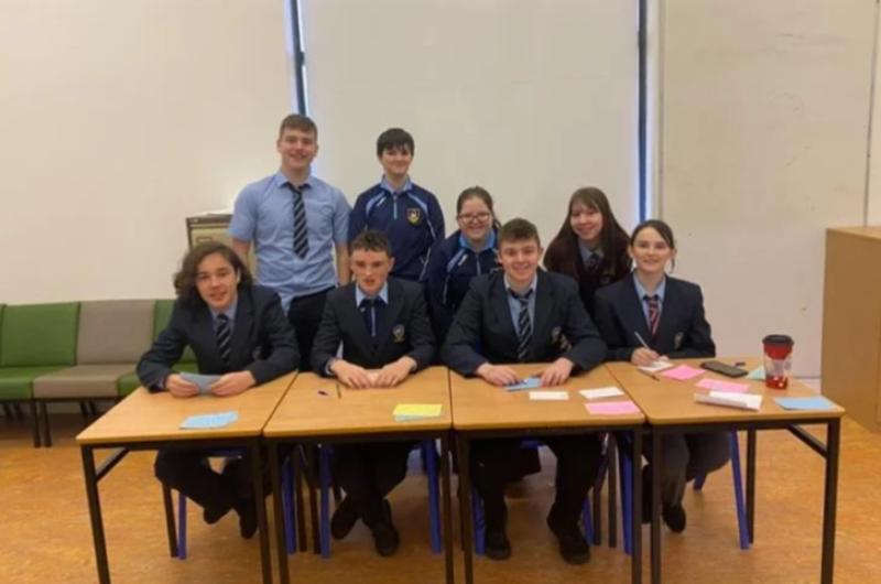 St Mary's Newport TY Concern Debate Team hold their own against St Coleman's College