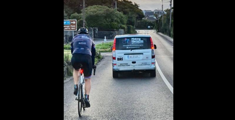 Roscrea Sergeant completes 236km charity solo cycle