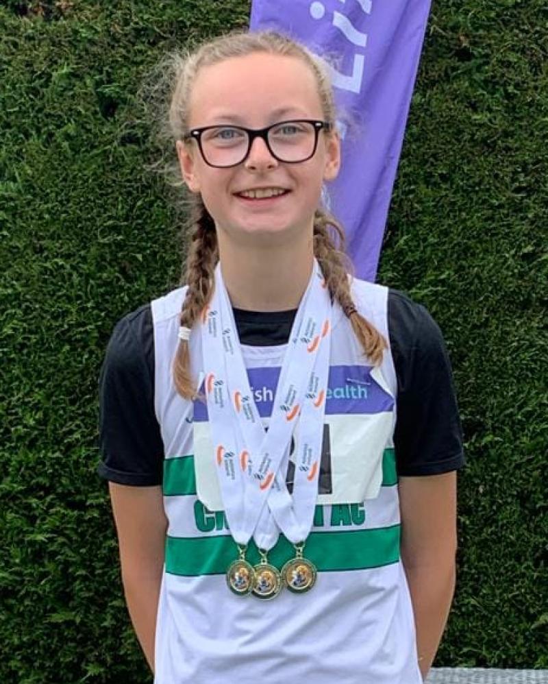 Triple gold at National Athletics Championships for Tipperary starlet