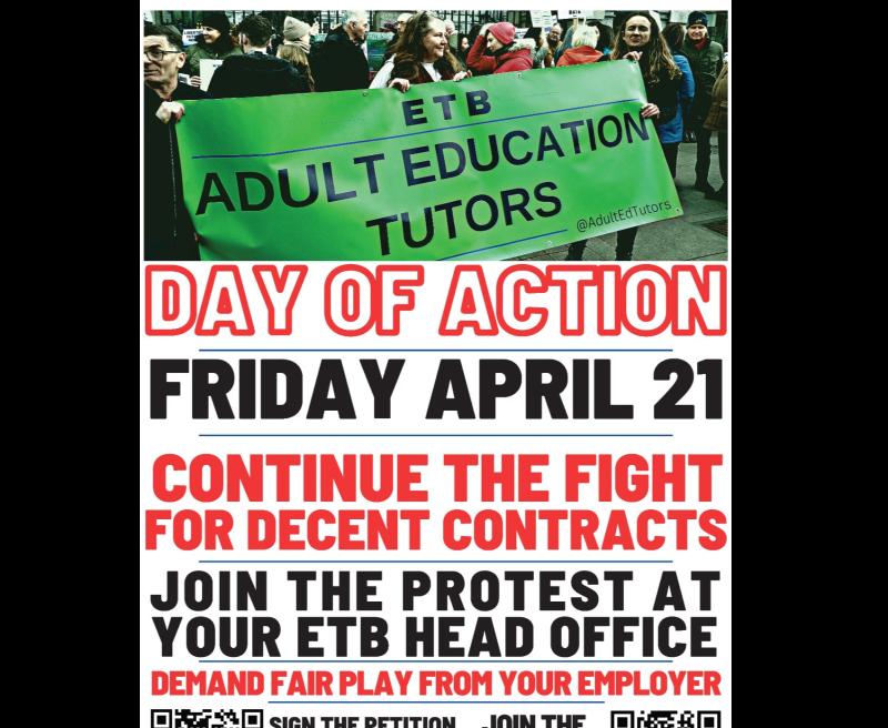 Tipperary's adult education tutors to protest today over their pay and conditions 