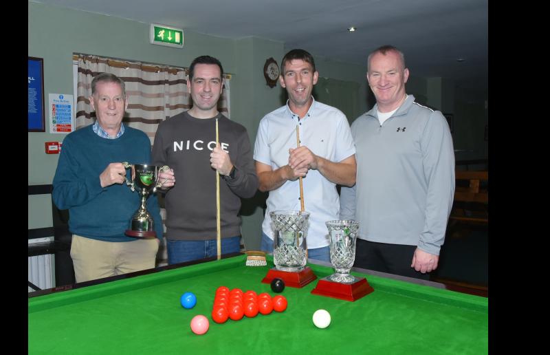 Snooker ace Alan Comerford wins Carrick-on-Suir Social & Literary Club Billy Mackey Trophy