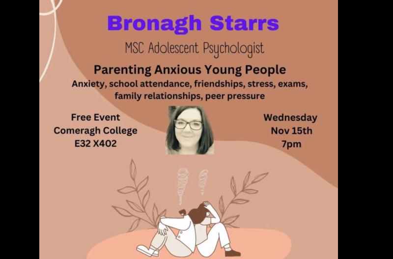 Renowned psychotherapist to give talk in Carrick-on-Suir on parenting teens suffering with anxiety
