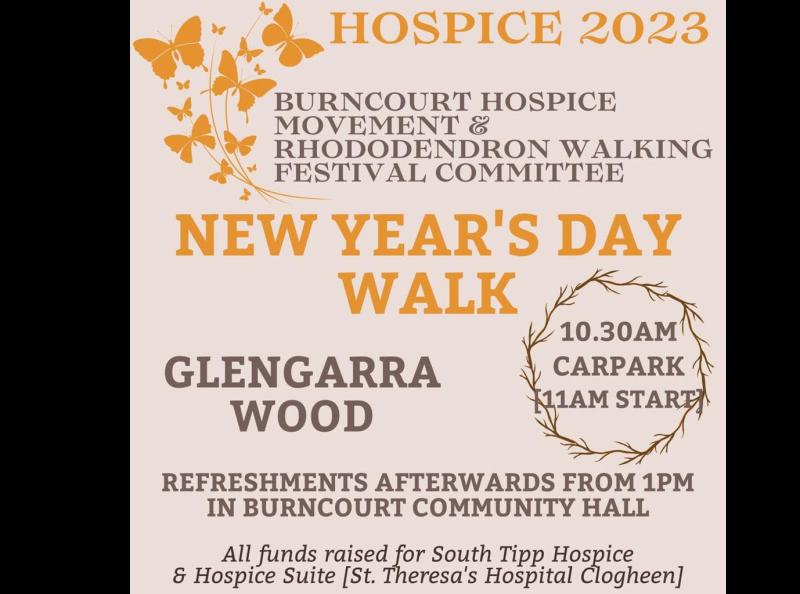 New Year's Day walk in Glengarra Wood will raise funds for south Tipperary hospice services 