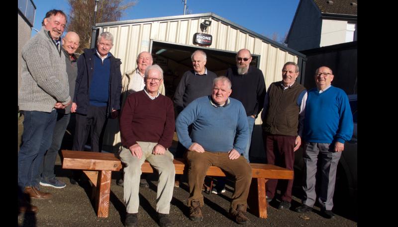 Carrick-on-Suir Men's Shed donate bench to Further Education & Training Centre