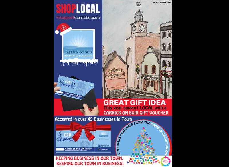 Carrick-on-Suir Vouchers have kept €750,000 in the town's economy 