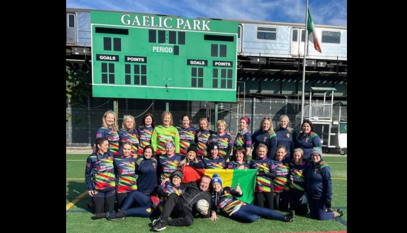 Comeragh Rangers Gaelic4Mothers&Other group competed in New York's Gaelic Park