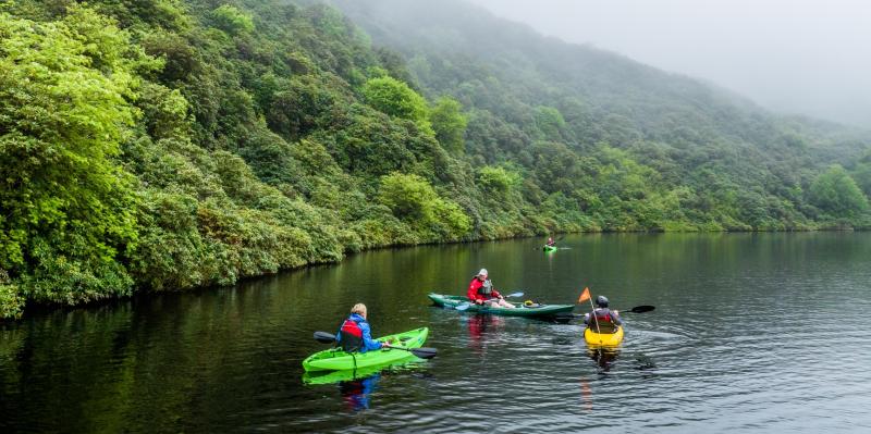 Enjoy stunning views of Bay Lough in Knockmealdown Mountains while kayaking this summer 