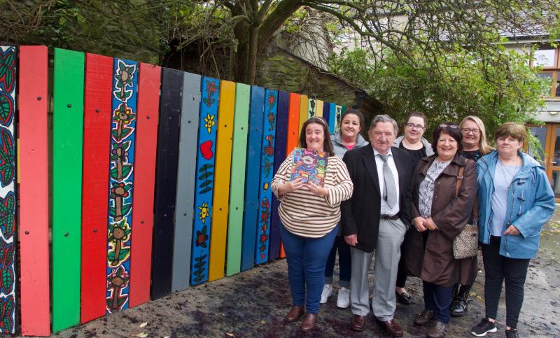 Carrick-on-Suir artist tranforms fence at Kilkenny's KCAT Centre into a work of art 