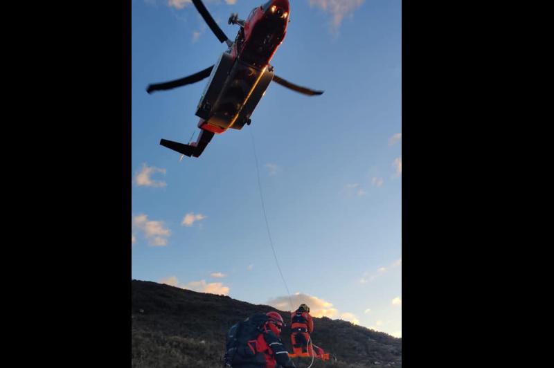 Seriously injured paraglider airlifted to hospital from Knockmealdown Mountains