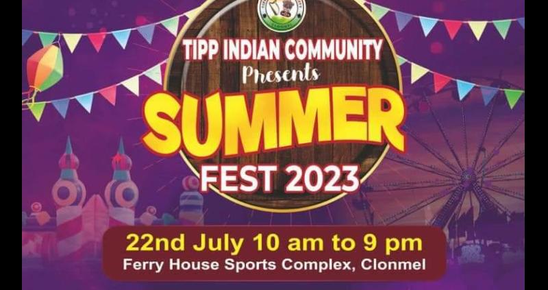 Tipperary Indian Community presents Summer Fest in Clonmel