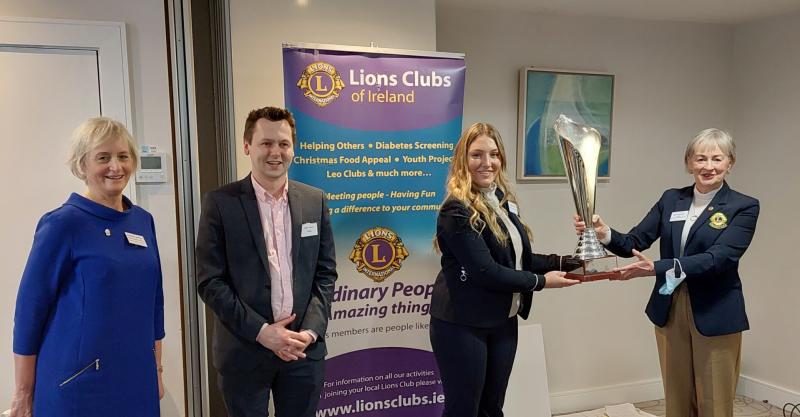 Carrick-on-Suir student wins Lions Clubs' Youth Ambassador national final 