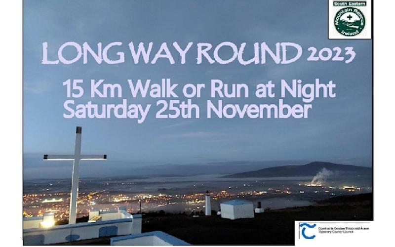 South Eastern Mountain Rescue Association's Long Way Round fundraising walk is just four weeks ago 
