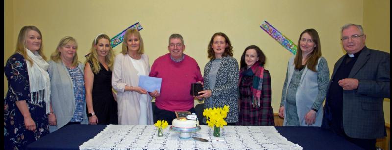 Community honours Ballyneale school principal on his retirement after 31 years service 
