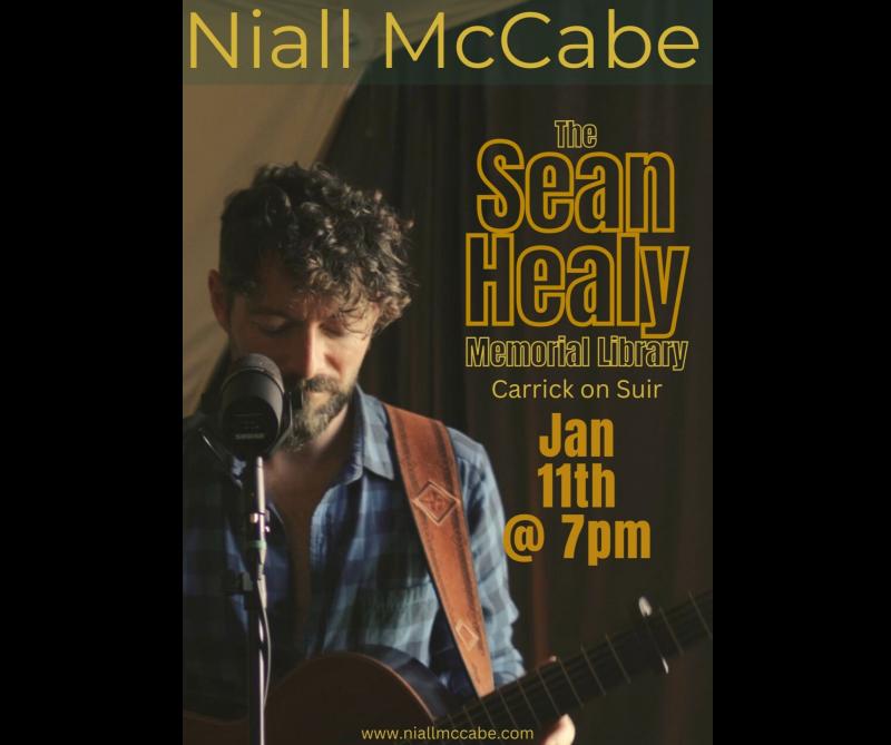 Mayo singer/songwriter Niall McCabe to perform free live gig at Carrick-on-Suir Library 