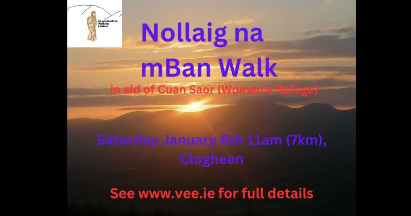 Nollagi na mBan hike  in Clogheen area will raise funds for Tipperary's women's refuge 