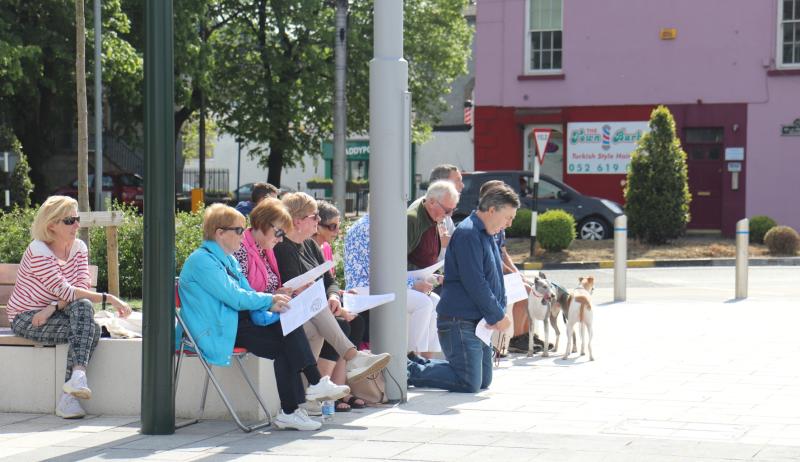More than 200 people of all ages and cultures gathered in Clonmel to pray at Rosary rally  
