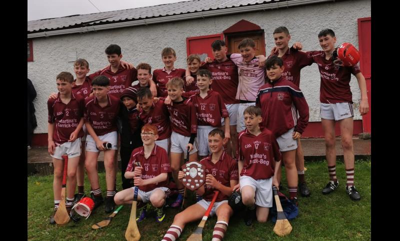 St Molleran's U14 hurling team are crowned county champions 