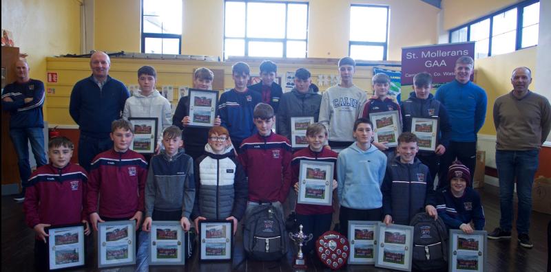 Carrick-on-Suir GAA Club honours its championship winning juvenile teams 