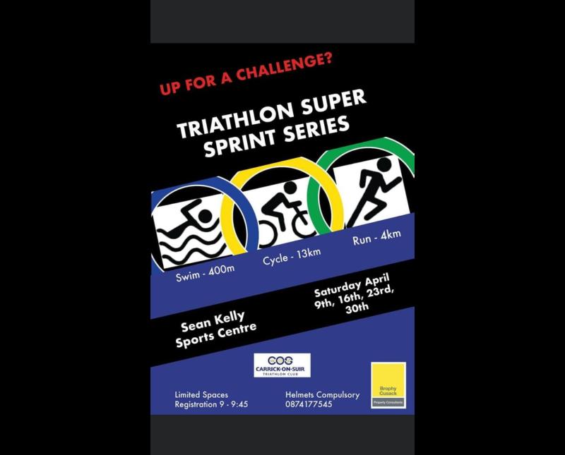 Carrick-on-Suir Triathlon Club's Super Sprints Series starts this weekend 