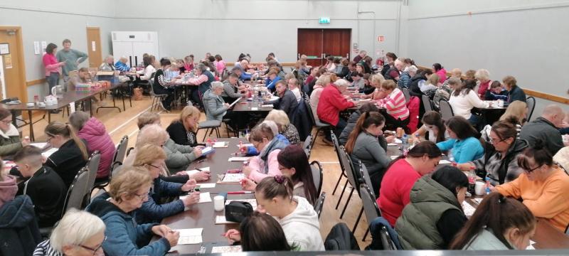 Big attendance from counties Tipperary and Waterford check in for bingo fundraiser