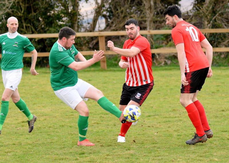 A hat-trick for the Adams in Tipperary Soccer League on Sunday