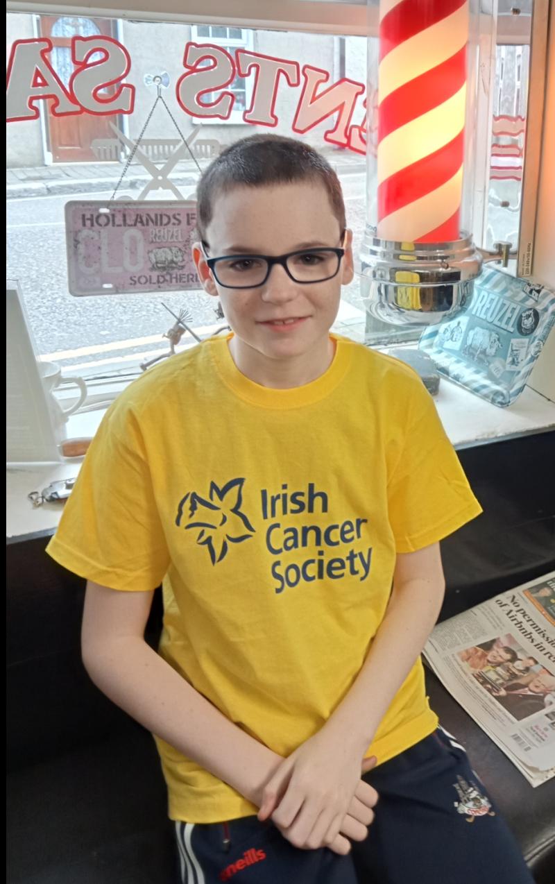 Young Tipperary boy shows he’s ‘a cut above’ with fundraiser for Irish Cancer Society