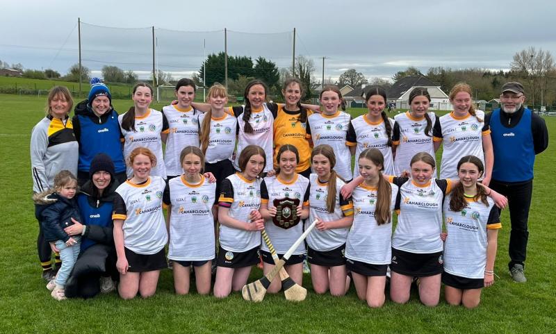 Finel whistle greeted with a release of joy as Tipperary camogie club make history
