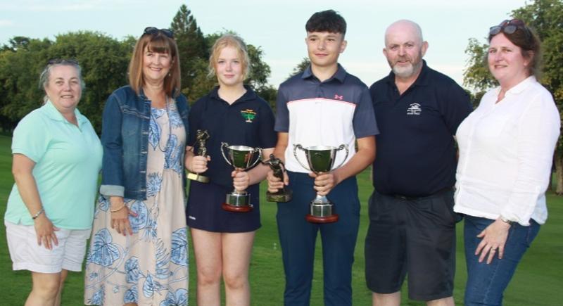 Jamie and James win the Junior Captains' Prizes in County Tipperary
