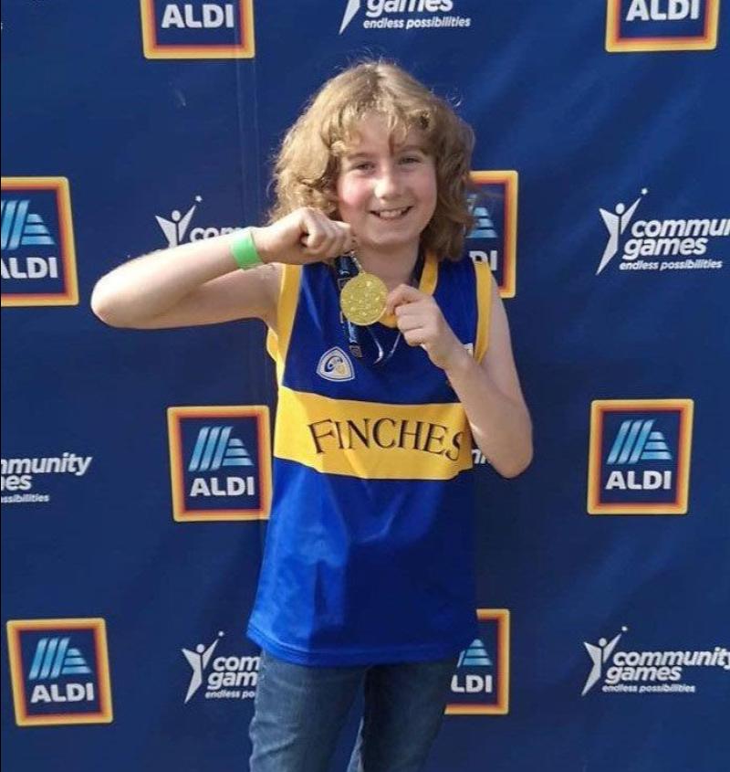 Tipperary's Golden Girl - just one gold but great time had by all at Community Games finals