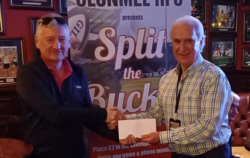 Clonmel's Rugby Club's first-ever 'Split the Bucket' fundraiser has a winner