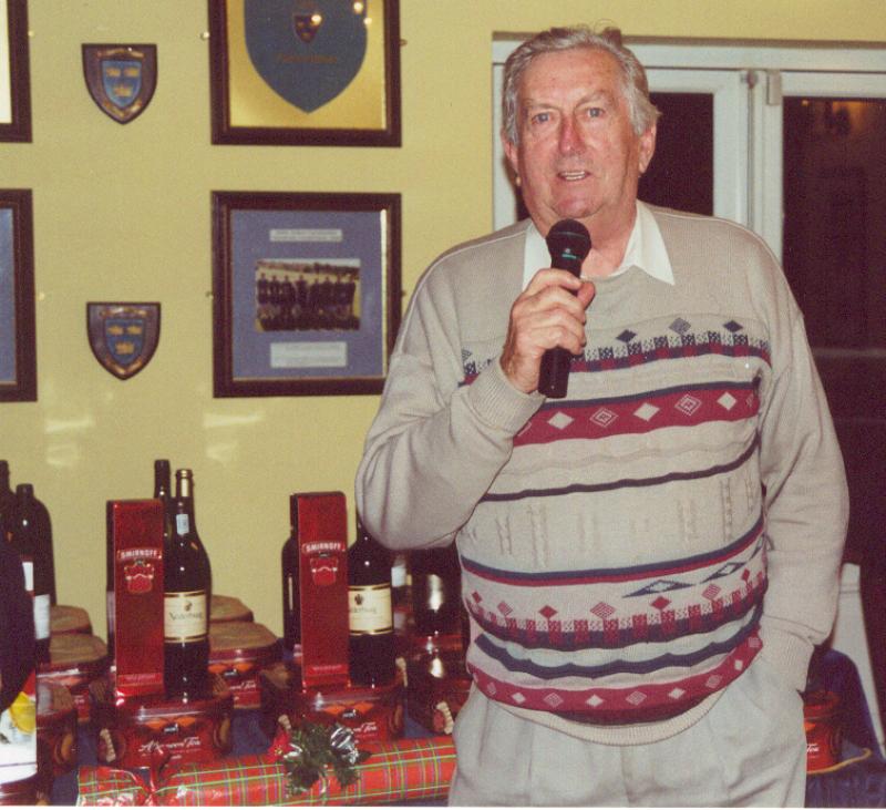 The late Denis Ryan - a big man in every way, heart, generosity, friendship and kindness